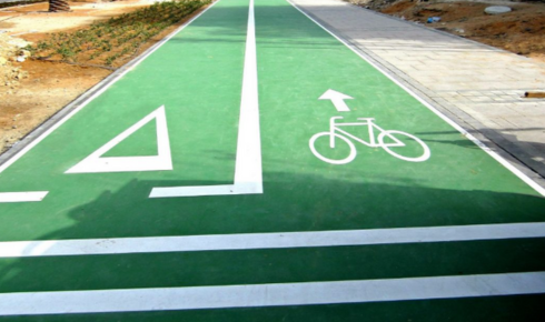 cycle track construction