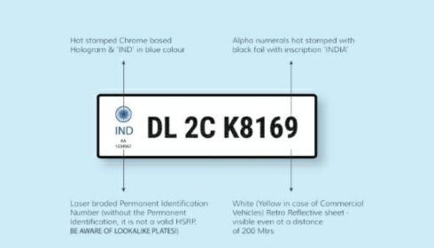 book my high security no plate